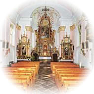 Kunterwegkirche von innen